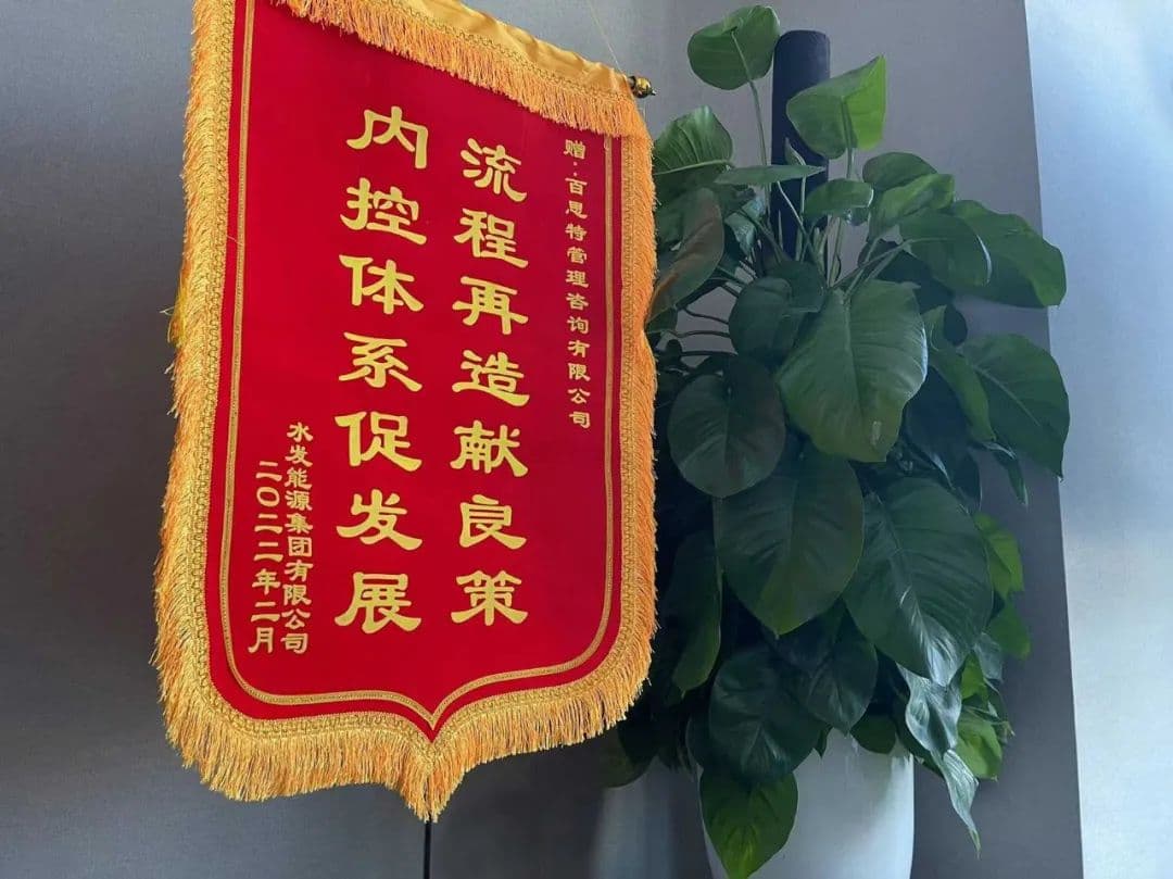 喜讯!水发能源项目圆满结项,百思特再获客户锦旗!