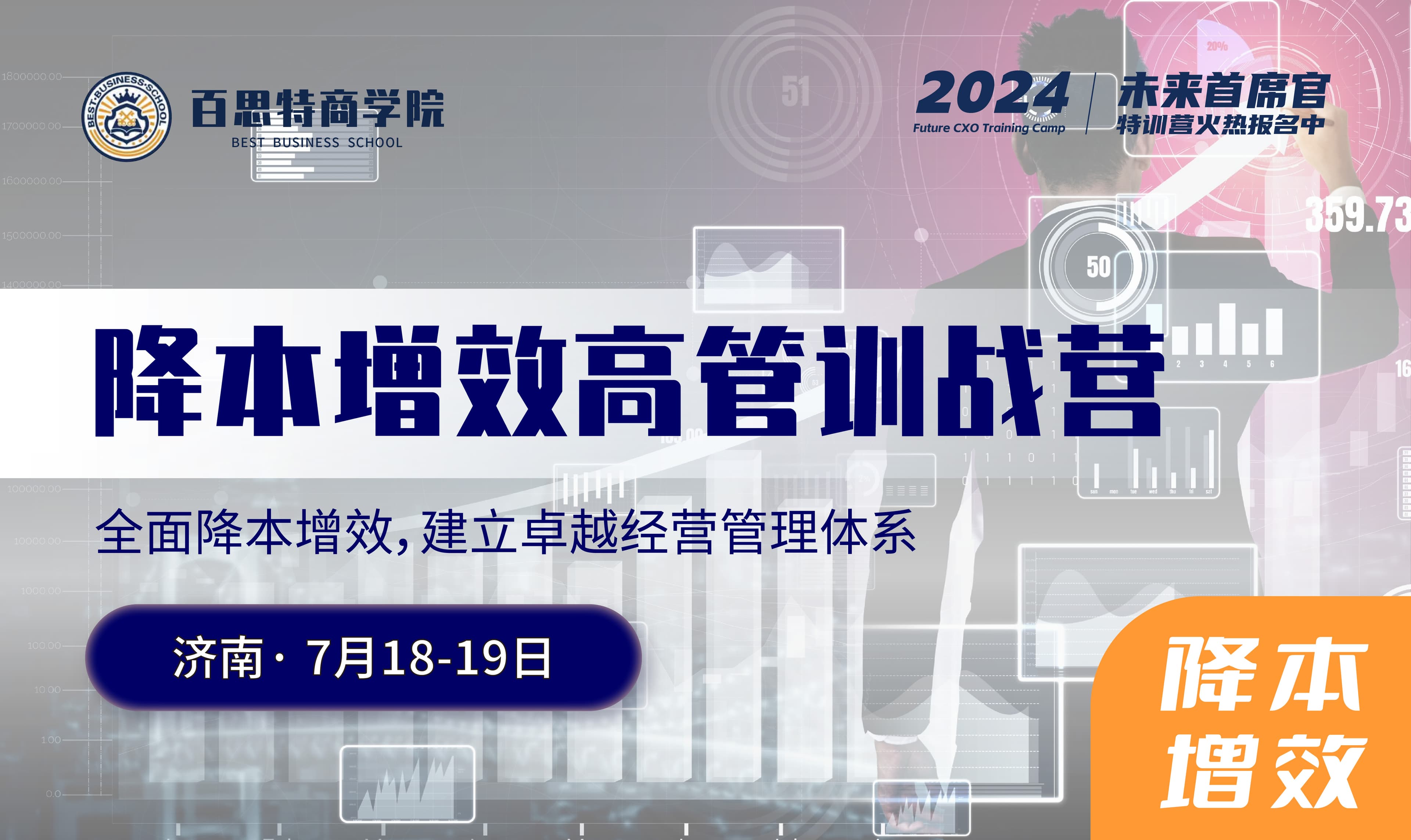 降本增效高管训战营开班啦!全面降本增效,建立卓越经营管理体系! (7月18-19日 济南)