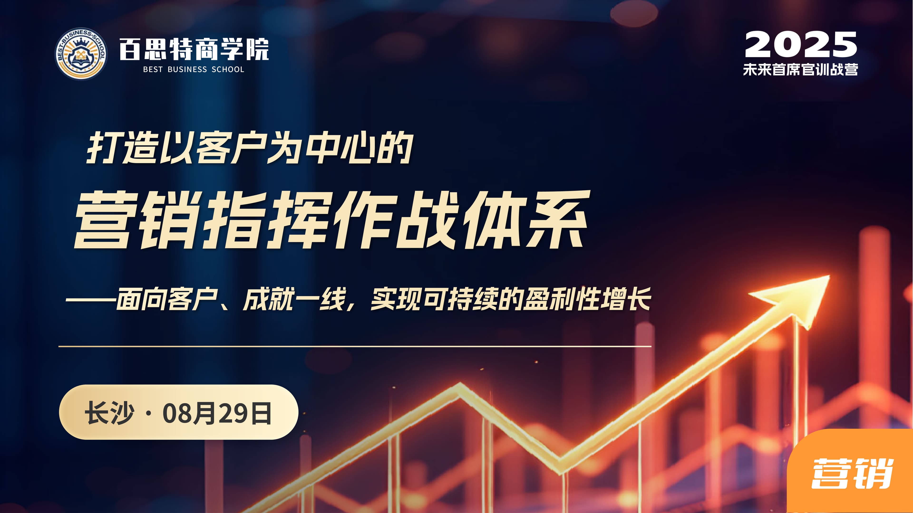 长沙站 | 首席营销官CMO训战营:打造以客户为中心的营销指挥作战体系!