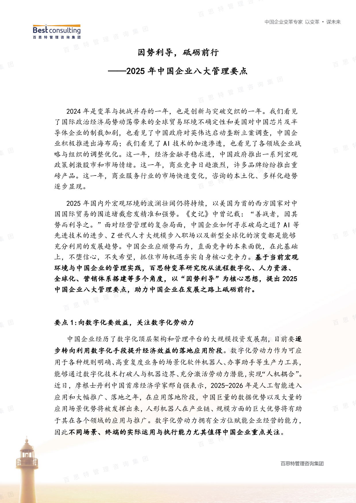 2025年中国企业八大管理要点预览第2页